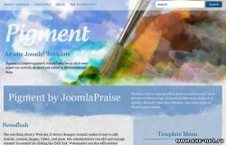 Pigmento - дизайн портфолио для Joomla